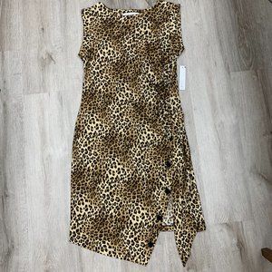 Emma & Michele Leopard Print Maxi Dress